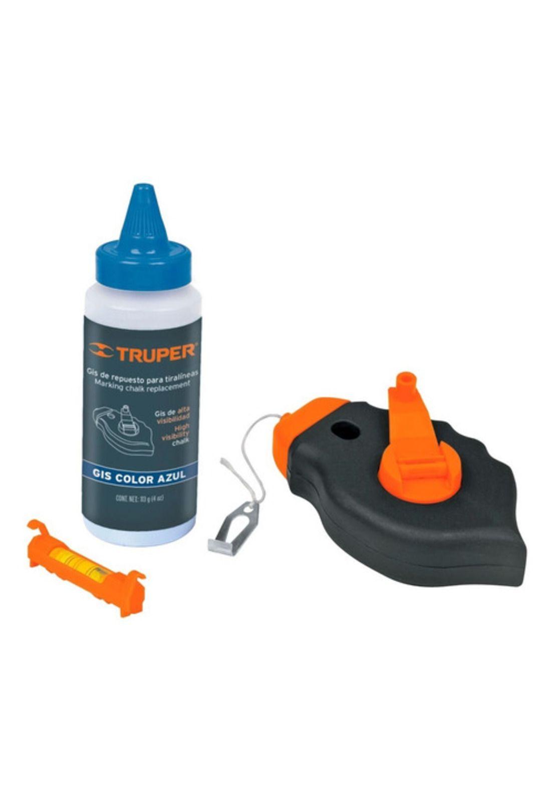 Tizador 30metros, Tiza Y Nivel Truper Profesional-0