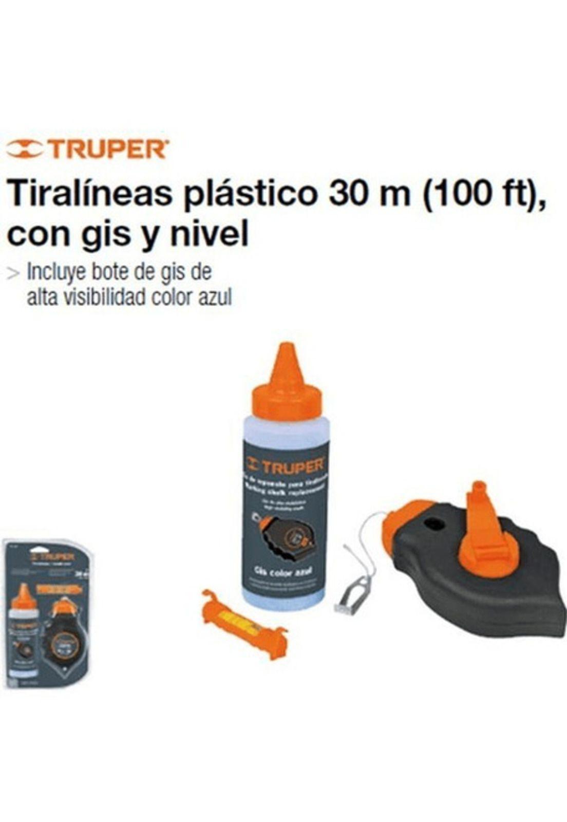Tizador 30metros, Tiza Y Nivel Truper Profesional-2