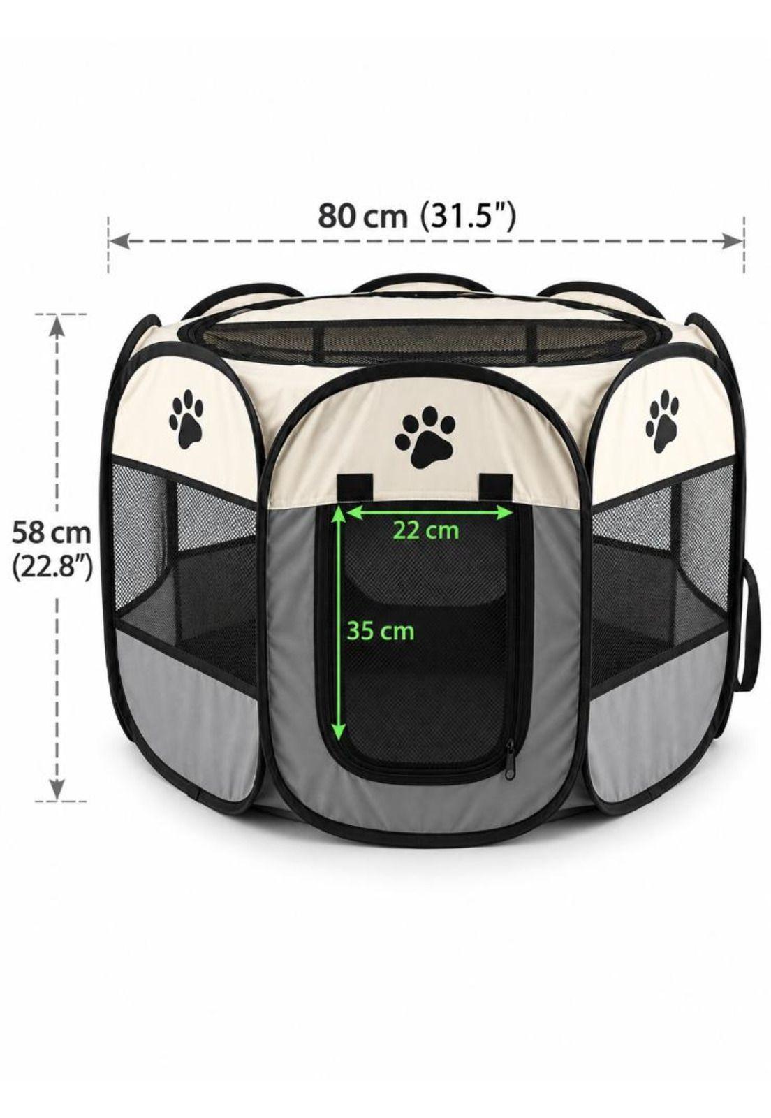 Corral Plegable Portátil Mascotas Perros Gatos Talla L-2