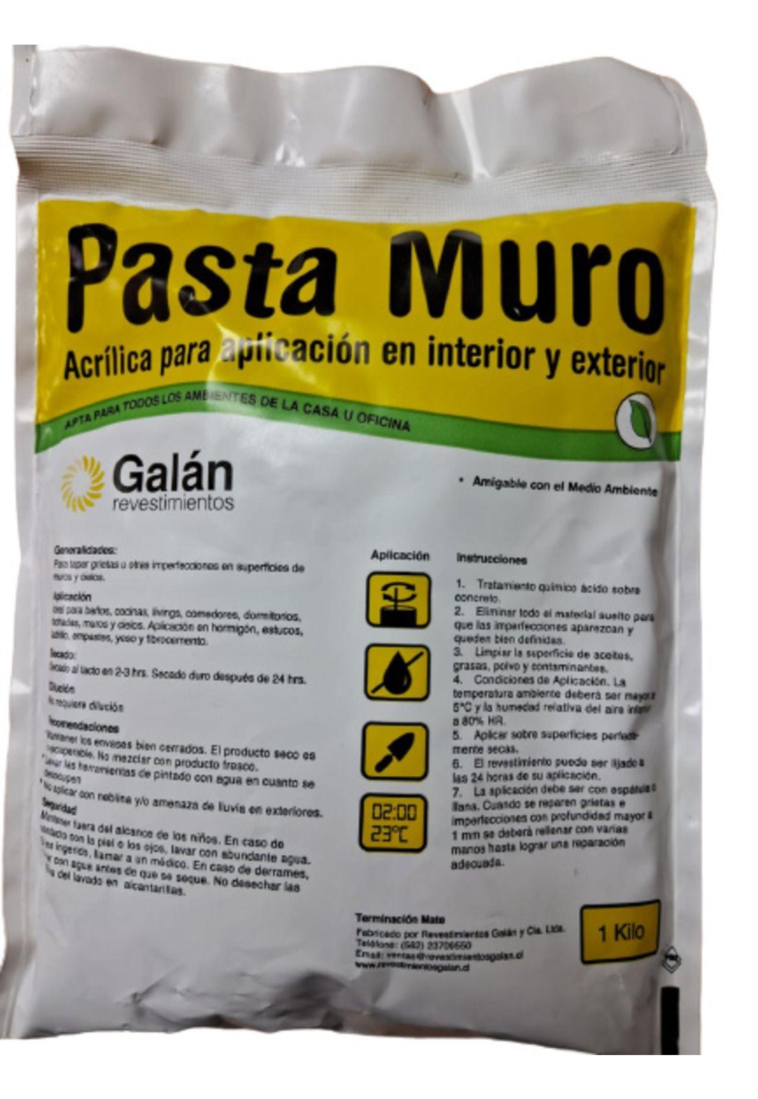 Kilo Pasta Muro INT/EXT Terminacion Blanca Secado Rapido 1KL-0