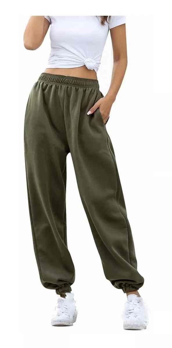 Pantalón Deportes Joggers De Algodón Cómodo Buzo Para Mujer-2