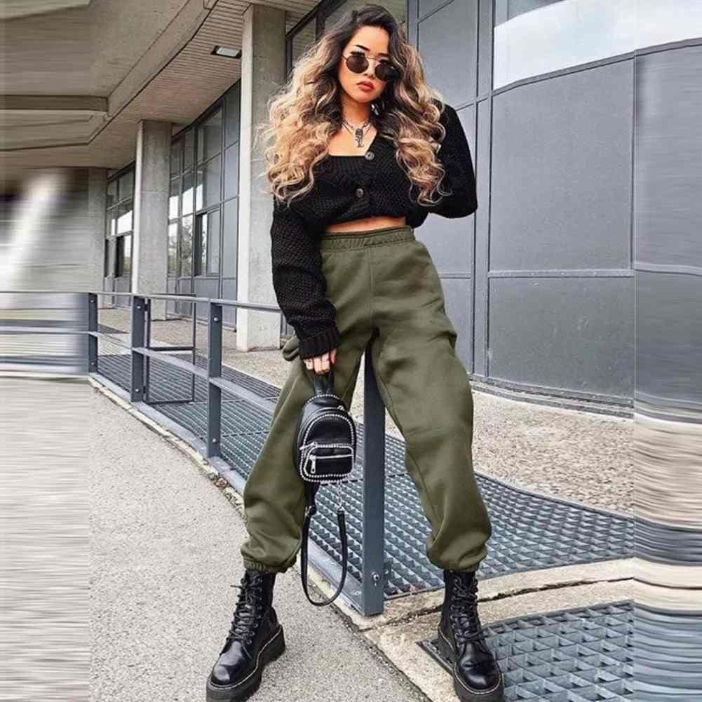 Pantalón Deportes Joggers De Algodón Cómodo Buzo Para Mujer-3