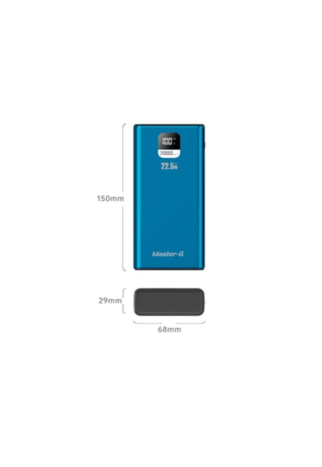Batería Externa Power Bank 20000 Mah 22.5w Master-g Portátil-5