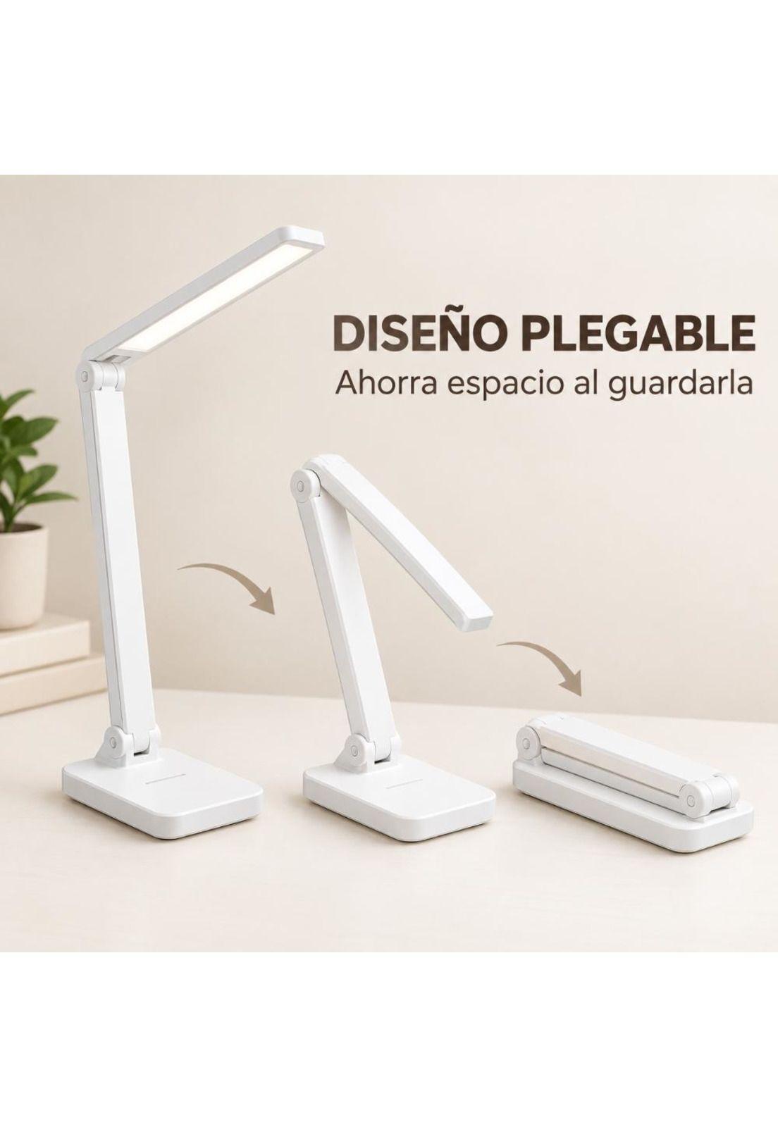 Lámpara LED de Escritorio Plegable Recargable USB-9