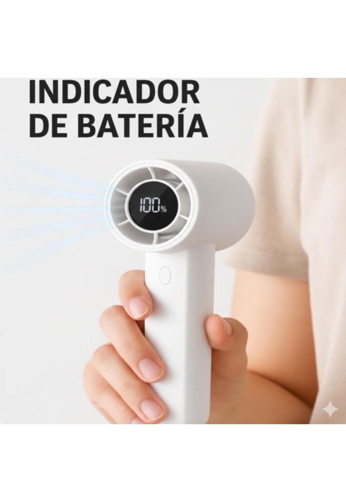 Mini Ventilador Portátil con indicador de batería-5