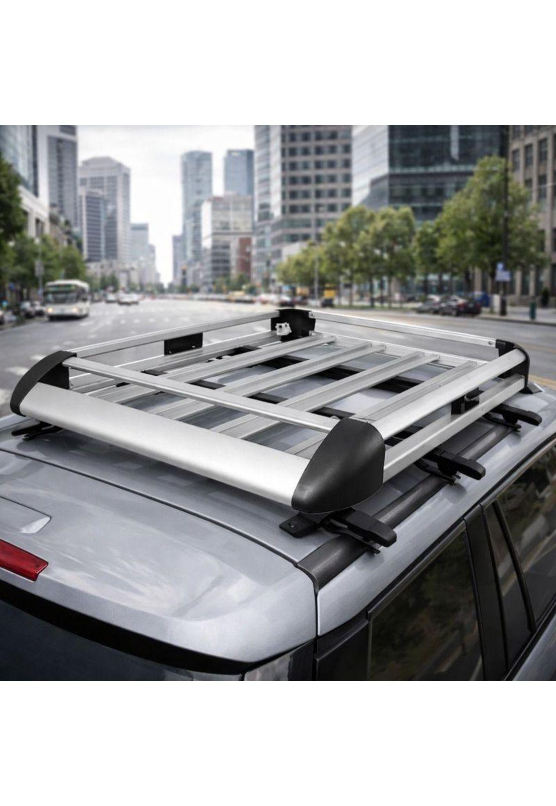 Parrilla Porta Equipaje Auto 140x90 Barras Metálicas-6