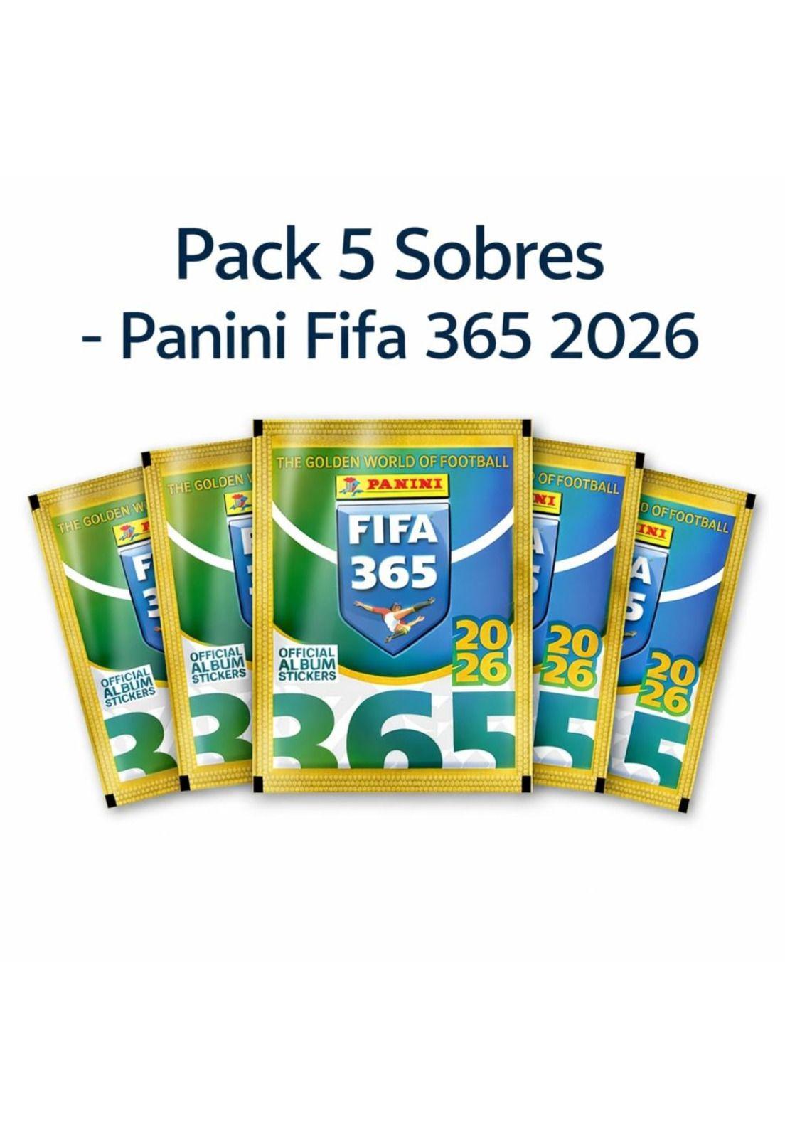 Pack 5 Sobres - Panini Fifa 365 2026-2