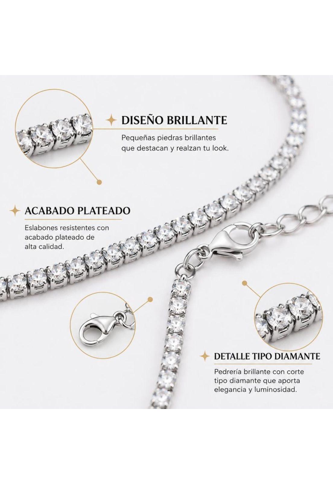 Cadena para la cintura con diseño de diamante de imitación-5