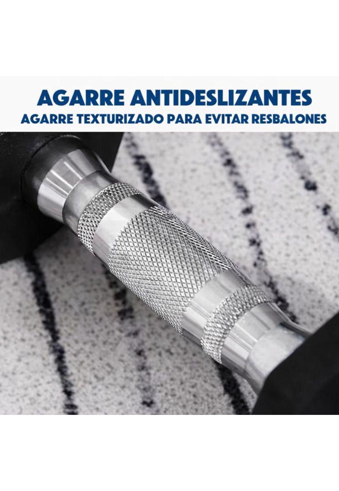 Mancuerna Profesional Hexagonal 7,5kg Fitness  Alta Densidad-4