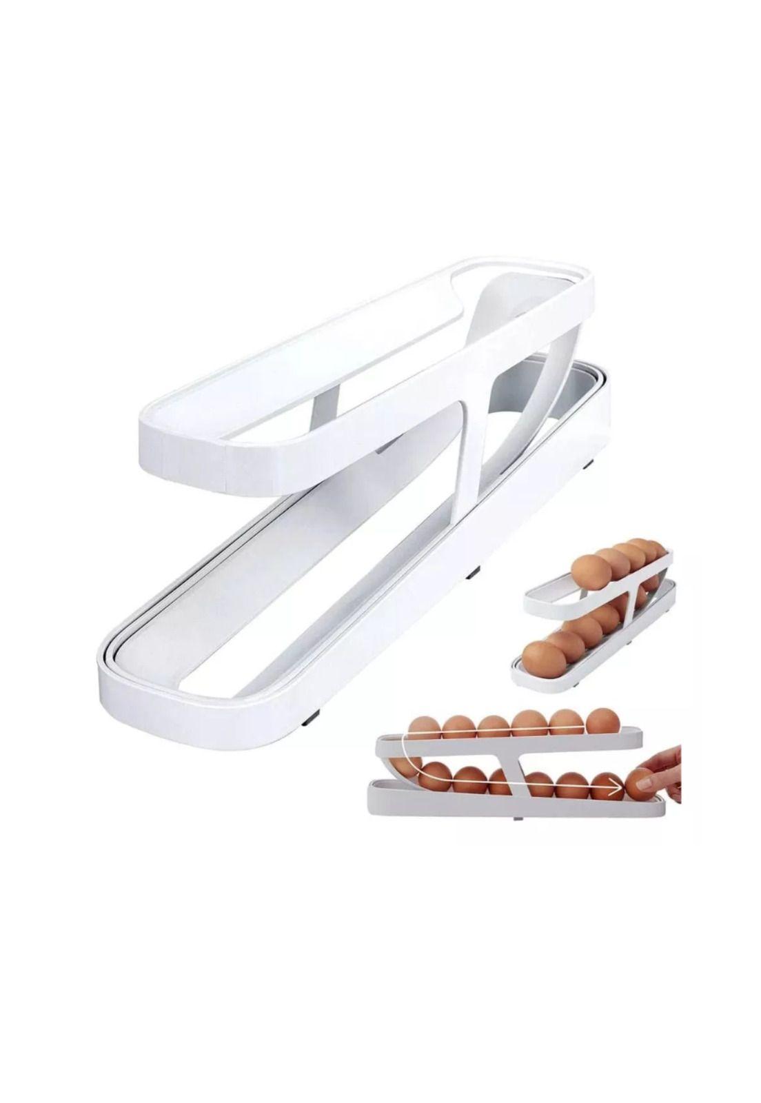 Huevera Organizador Dispensador De Huevos Automático-1