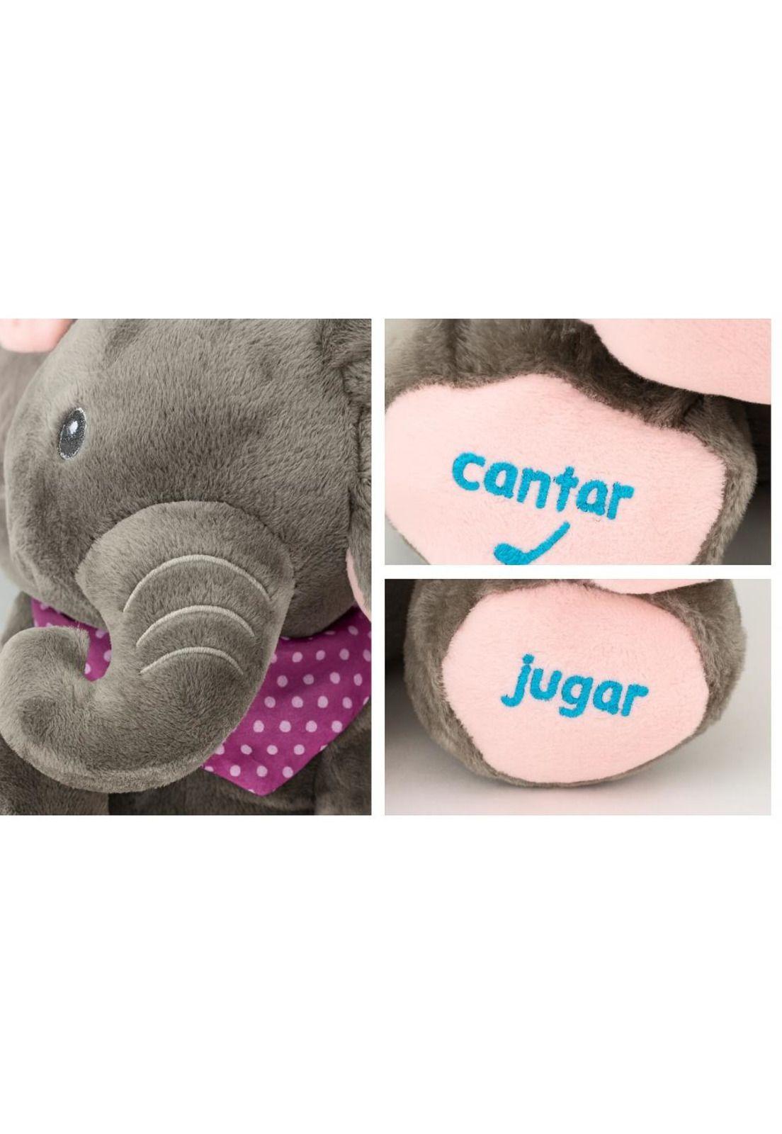 Peluche interactivo Animado musica + juego Elefante bebe-4