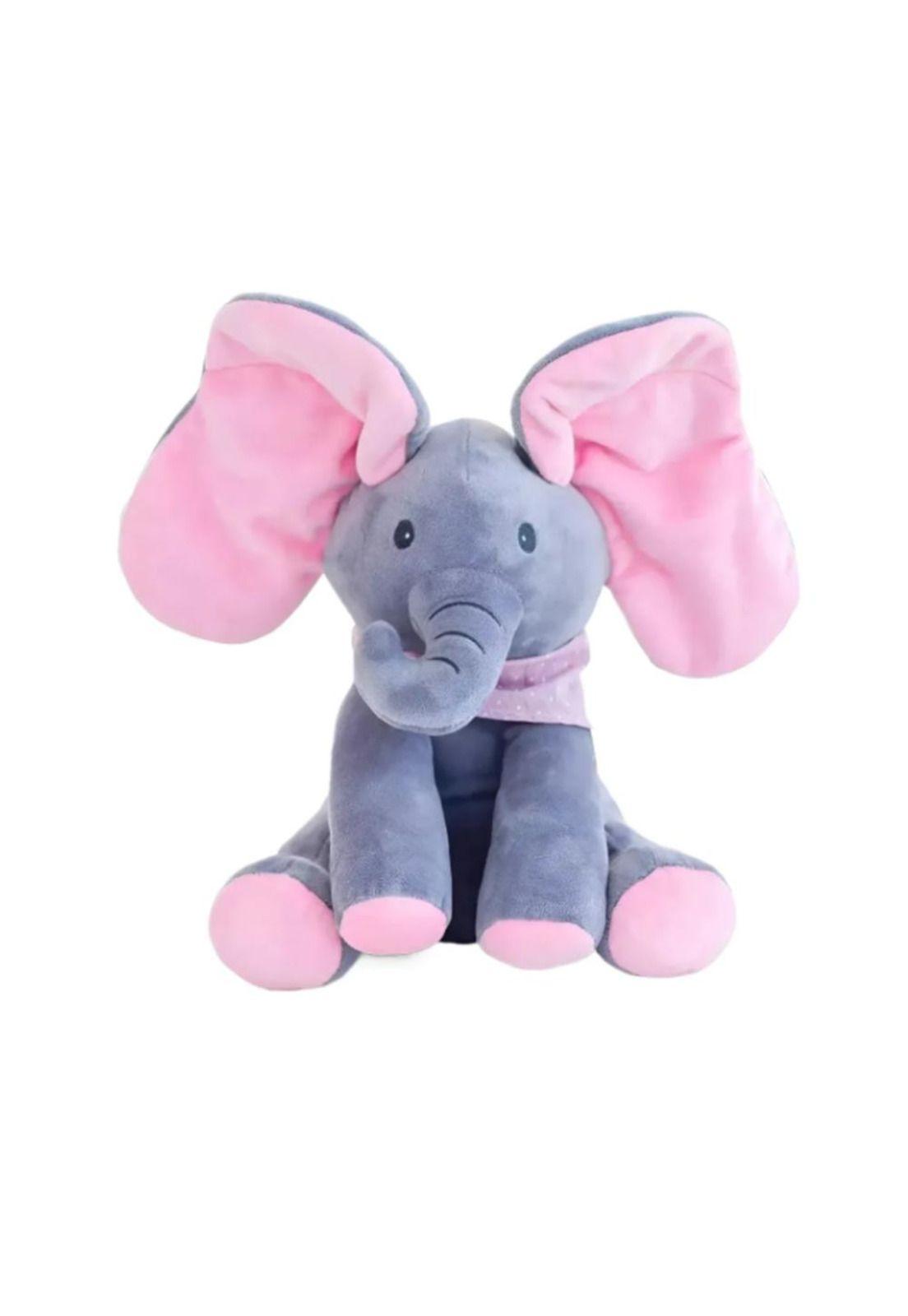 Peluche interactivo Animado musica + juego Elefante bebe-6