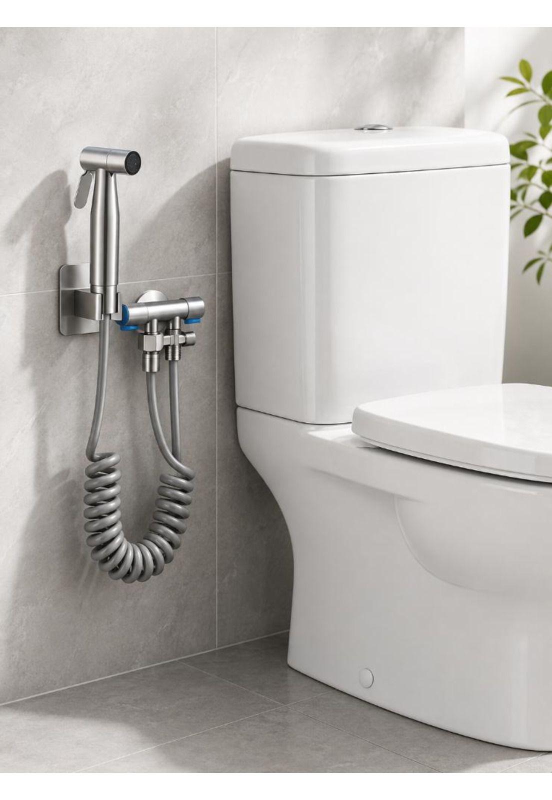 Ducha Bidet Para WC Con Manguera Set Baño Bathland-3
