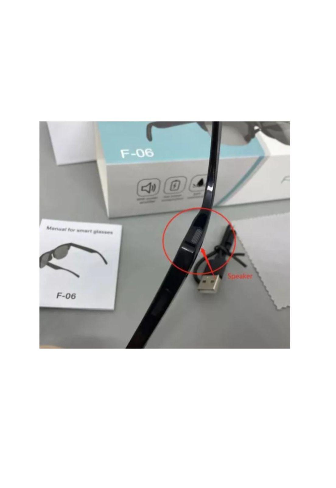 Gafas Lentes Inalámbricas Inteligentes De Sol F06 Bluetooth-4
