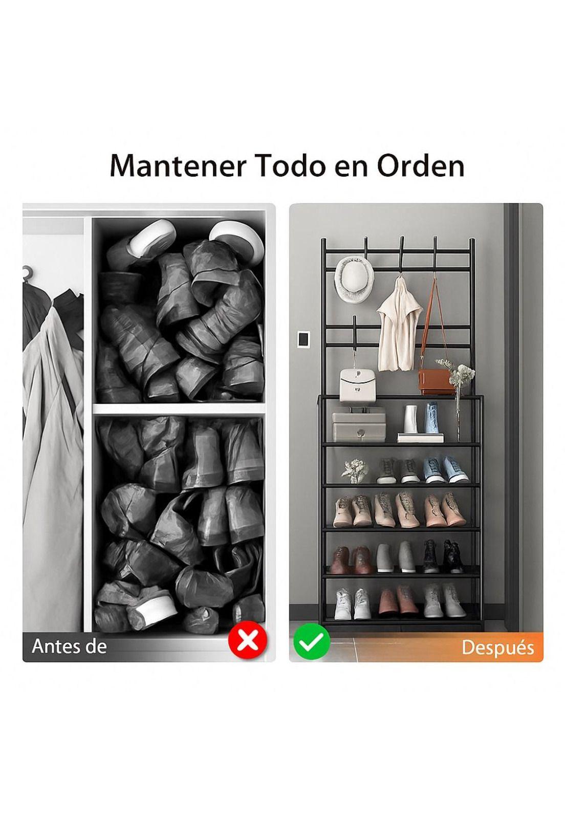 Organizador De Calzado Zapatos 5 Niveles Zapatero Perchero-5