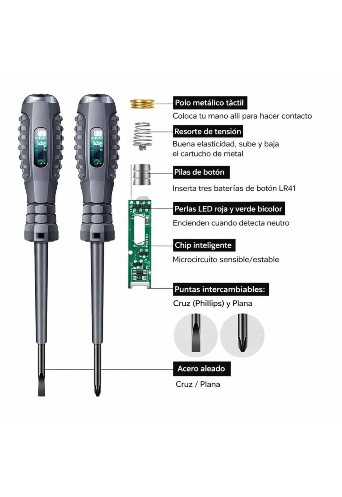 Probador de corriente tester panta Magnetica x2-7