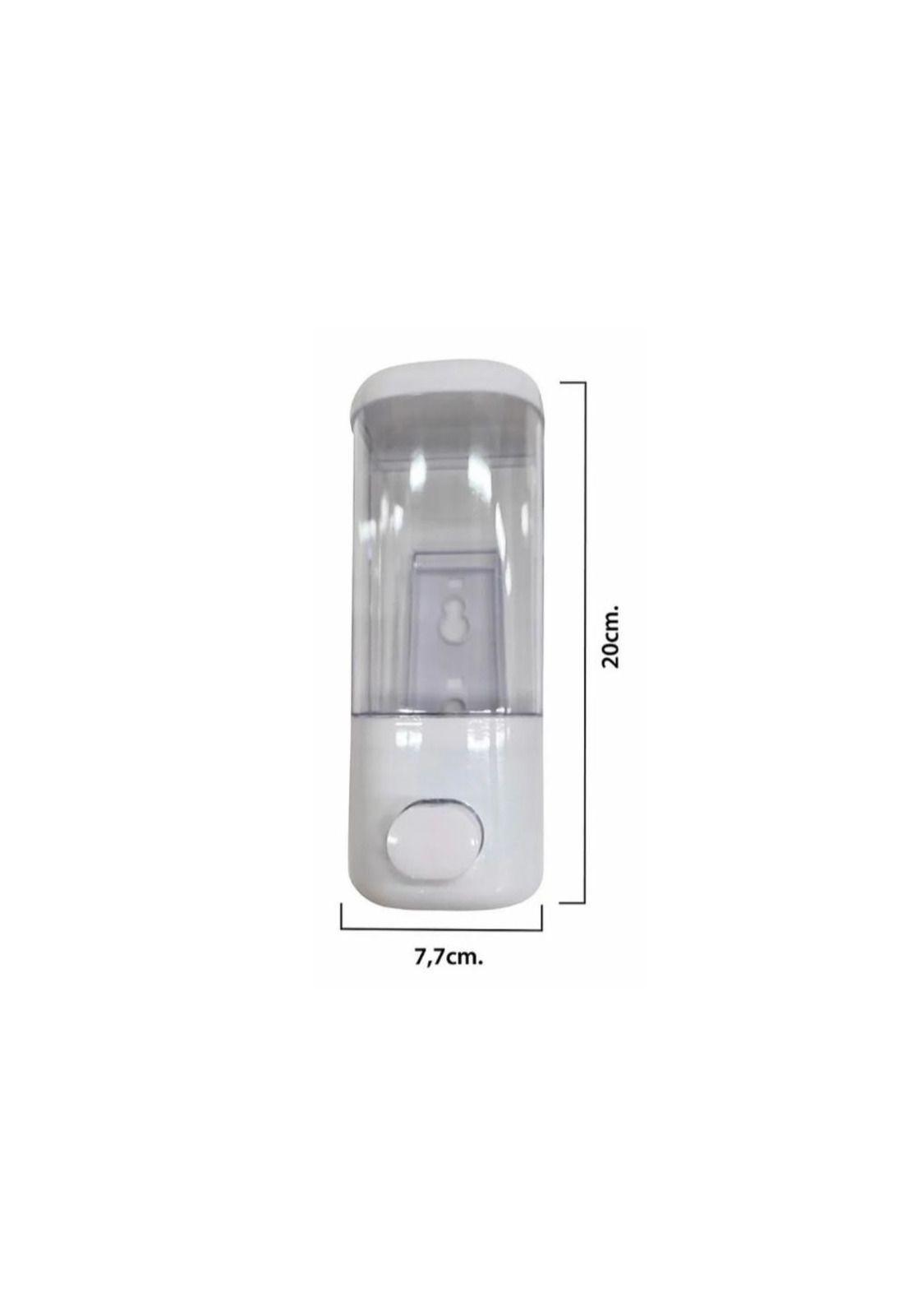 Dispensador De Pared para Jabón Liquido 500ml Manual Baño-3