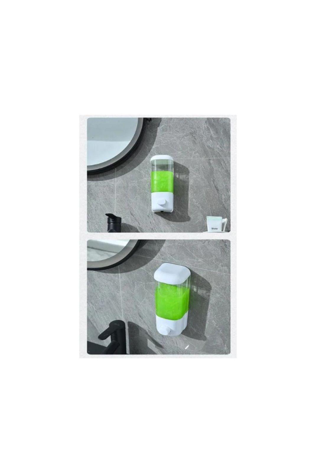 Dispensador De Pared para Jabón Liquido 500ml Manual Baño-6