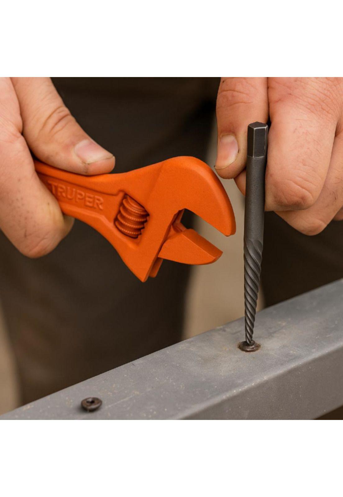 Juego Extractor De Tornillos 1/8 A 3/4 5 Pzs Truper Ext-5-3