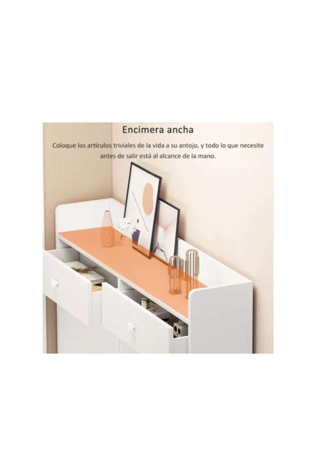 Zapatera de Pie Organizador con 2 Cajones de Almacenamiento-6