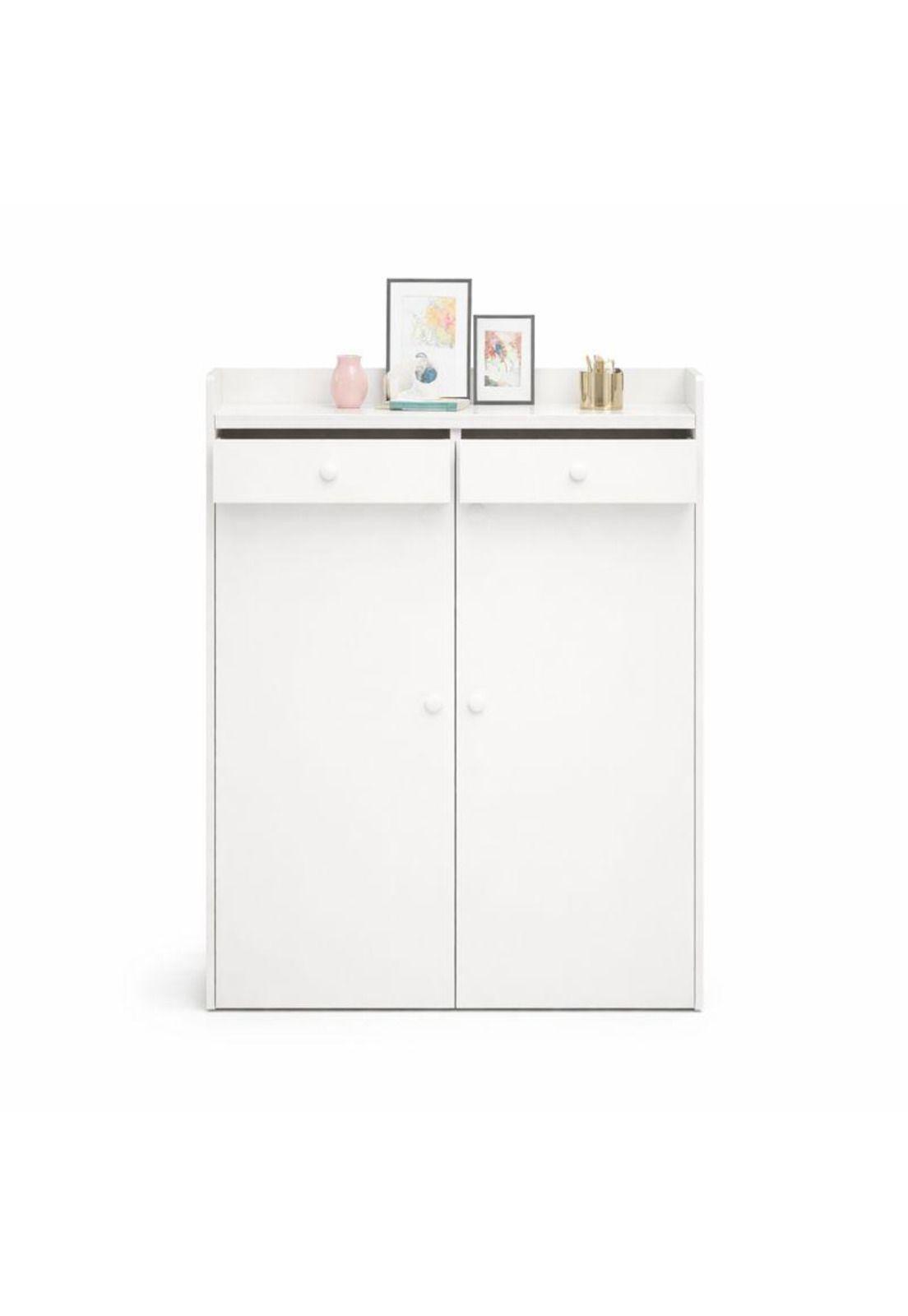 Zapatera de Pie Organizador con 2 Cajones de Almacenamiento-2