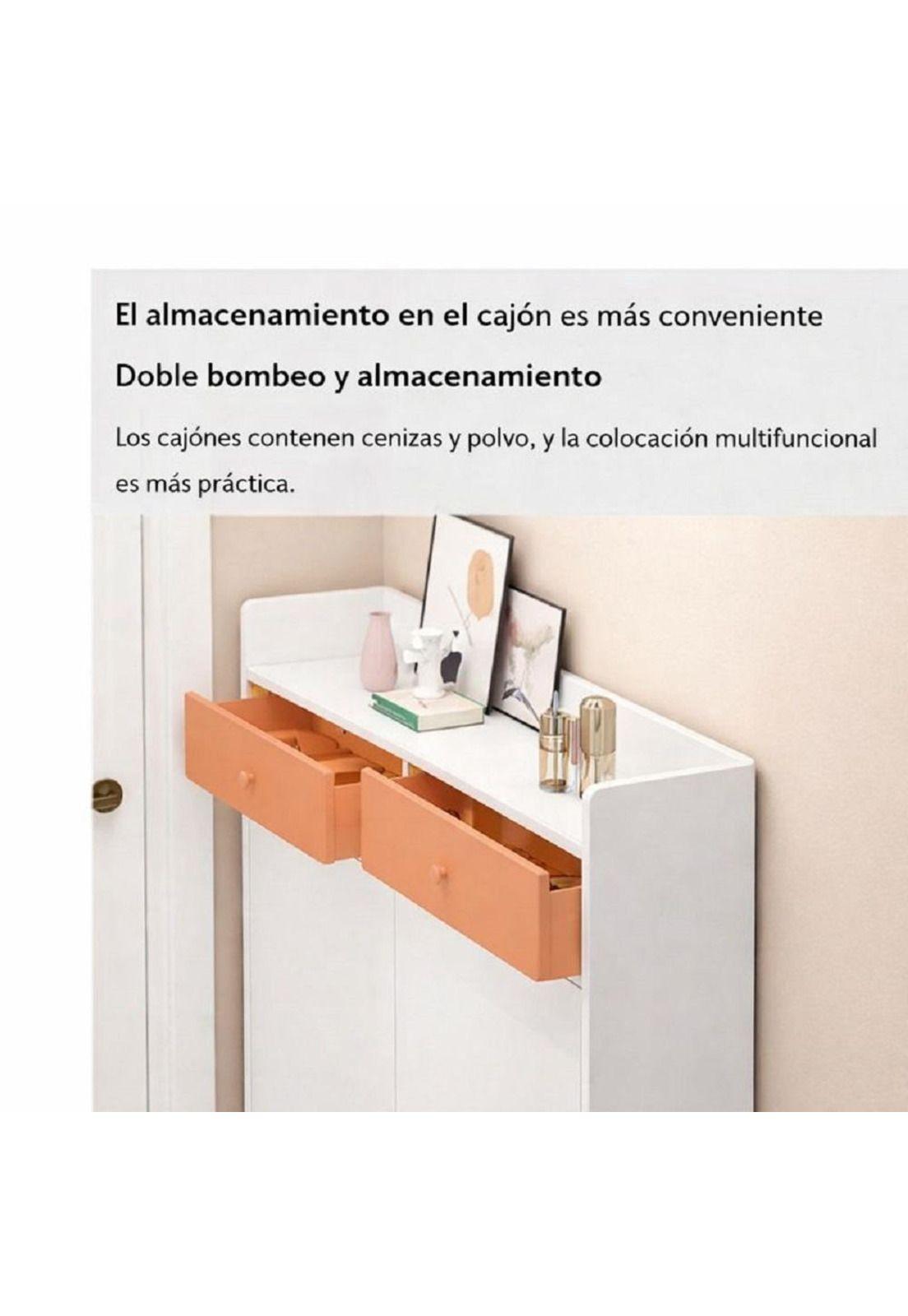 Zapatera de Pie Organizador con 2 Cajones de Almacenamiento-5