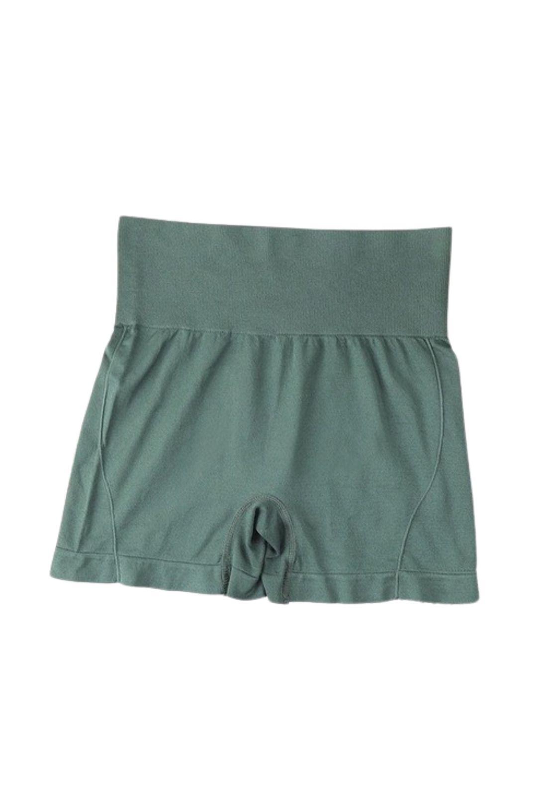 Short De Mujer Deportivo Sexy Cintura Alta, Sin Costura Yoga-3