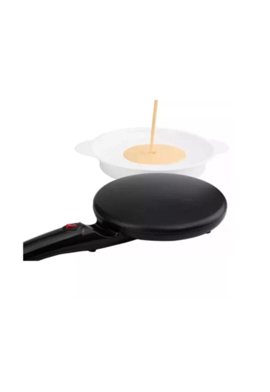 Panquequera Crepe Maquina Eléctrica+ Plato Batidor 20cm-2