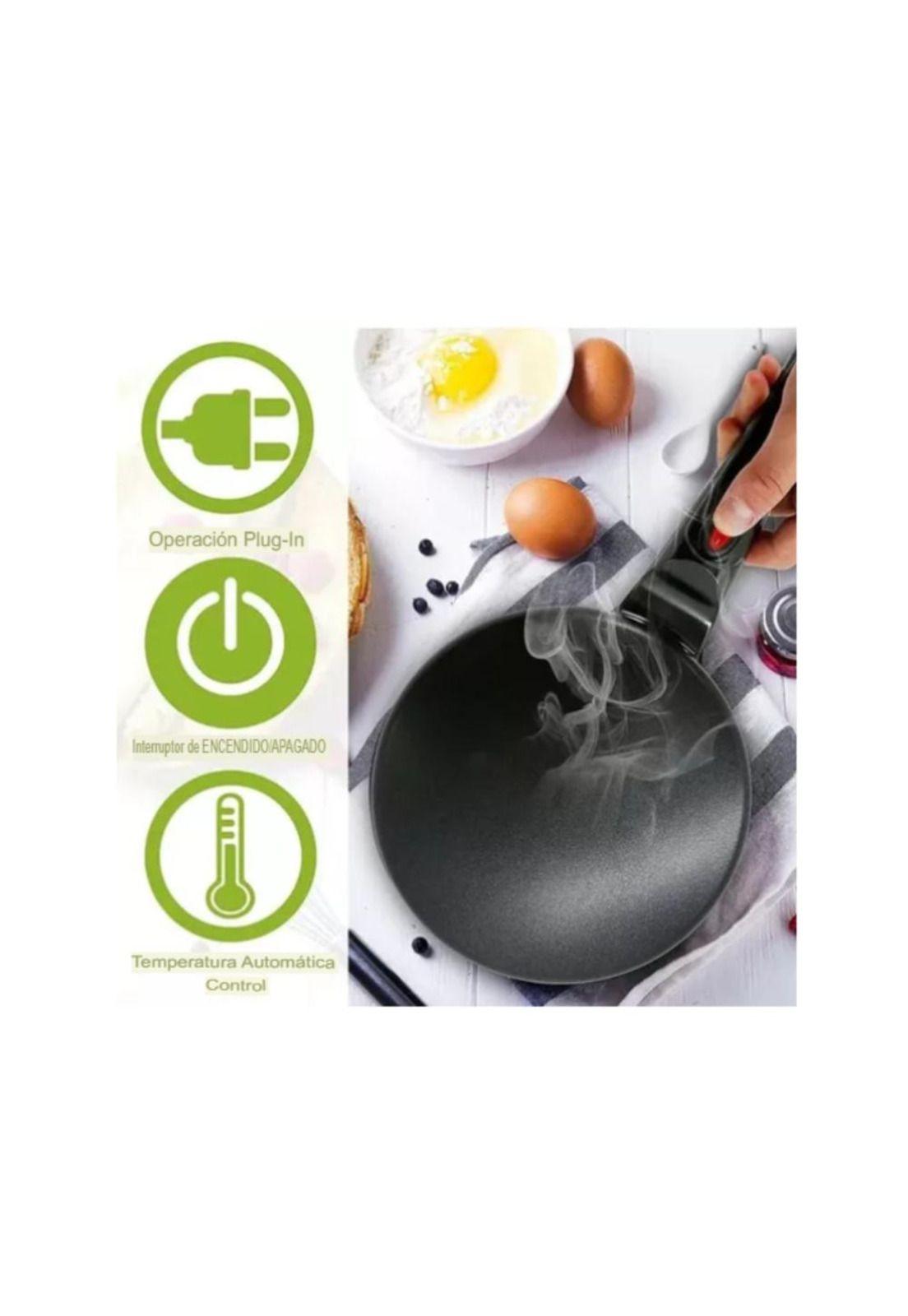 Panquequera Crepe Maquina Eléctrica+ Plato Batidor 20cm-9