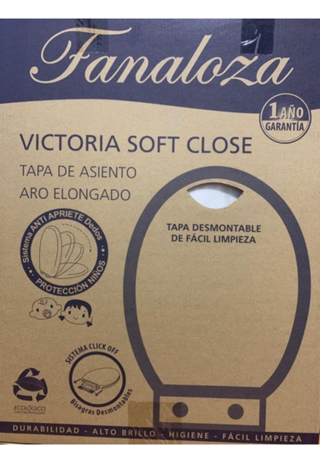 Asiento Victoria Soft Close Elongated Fanaloza-3