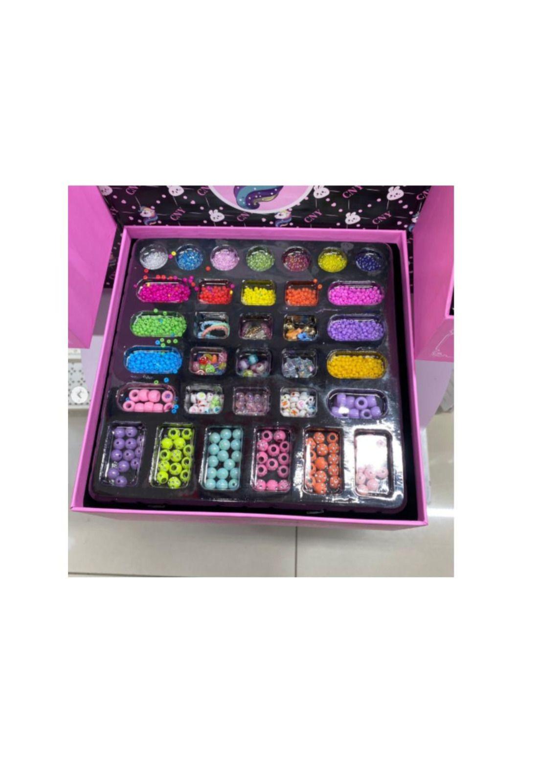 Kit Para Crear Pulseras Armar Collares Anillos Niñas 5000pcs-2