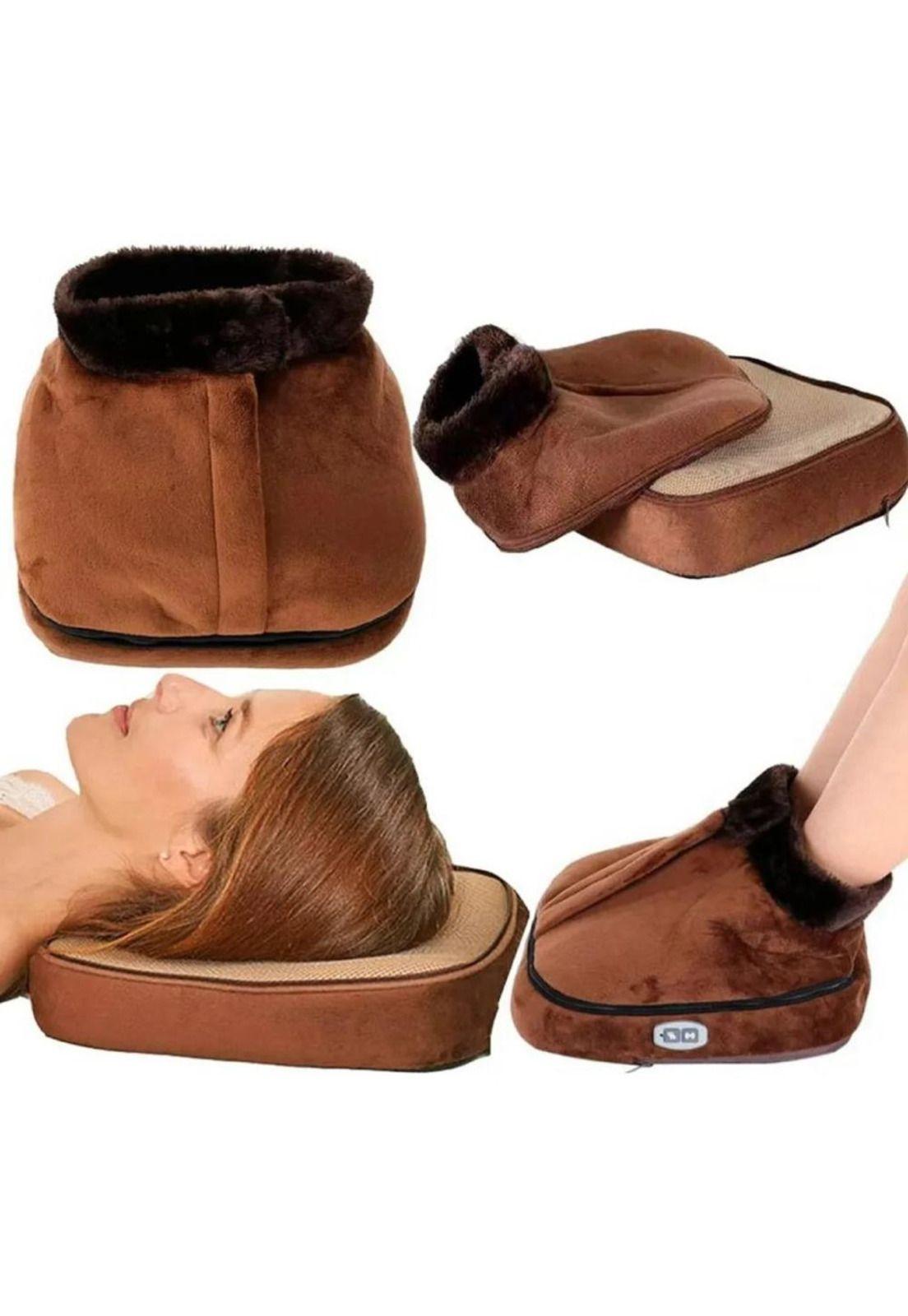 Bota Masajeadora Calefactora Eléctrica Pies, Cuello, Abdomen-0