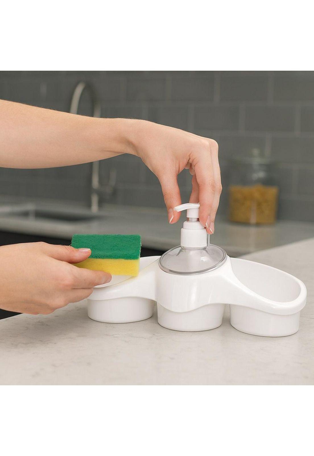 Set Dispensador de Jabón y Organizador Titiz Cocina-2