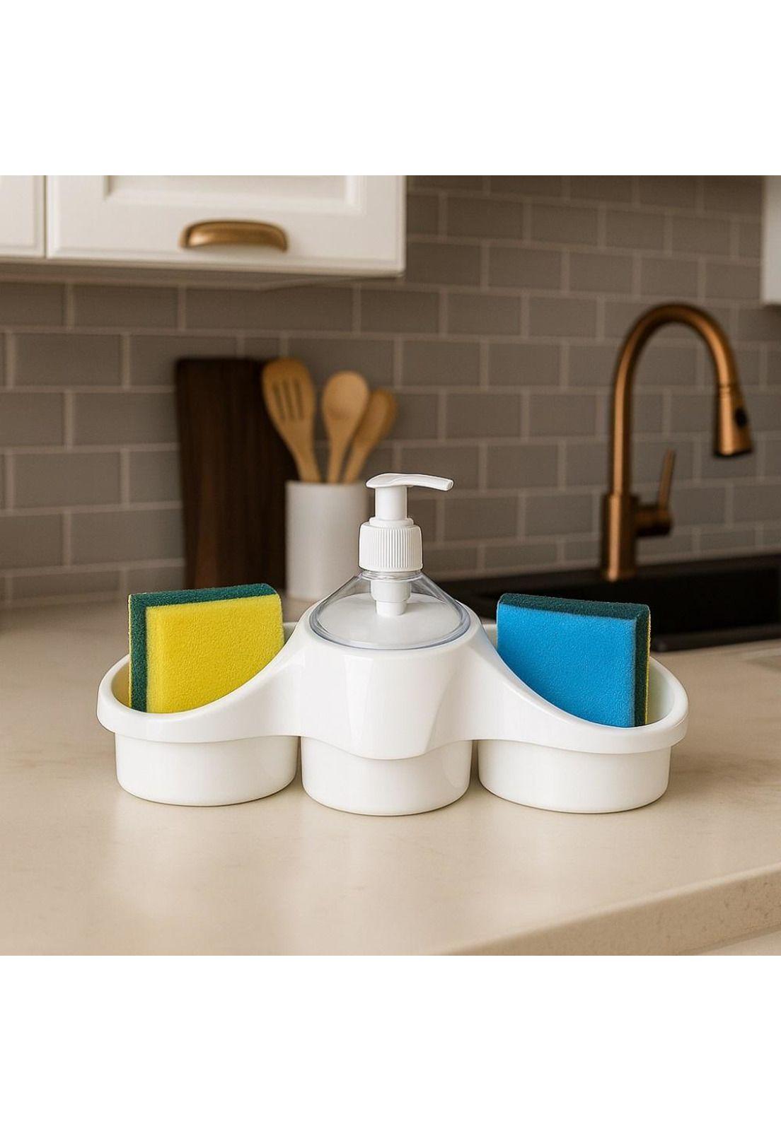 Set Dispensador de Jabón y Organizador Titiz Cocina-4