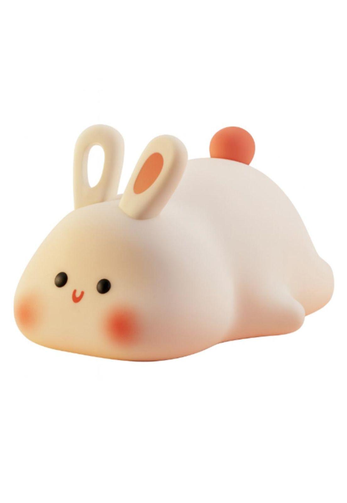 Lampara Nocturna Conejo c/sensor Bebes - Niños Espanta Cuco-0