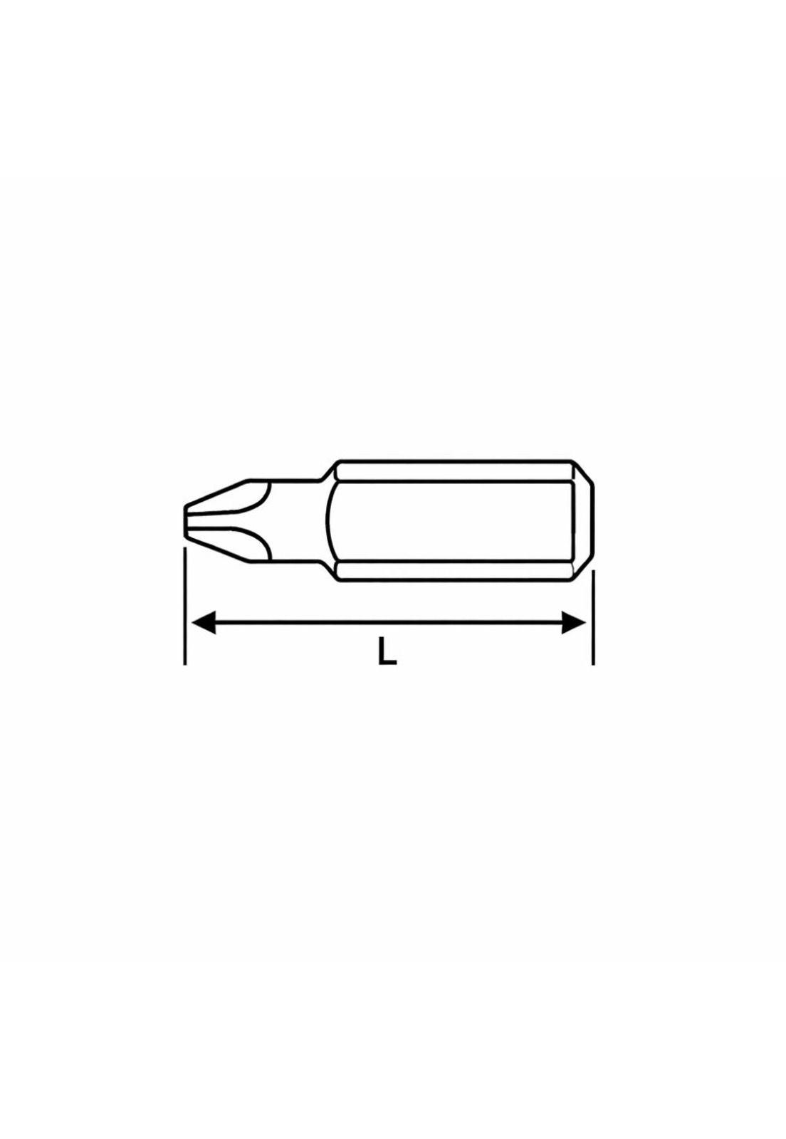 Pack De 5 Puntas Phillips Ph2 1/4x25mm Bahco-2