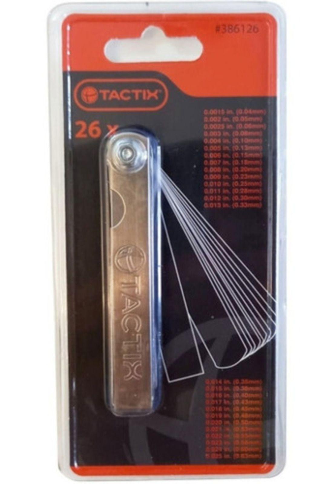 Feeler (galga) Tactix Milimetrico 26 Hojas 386126-0