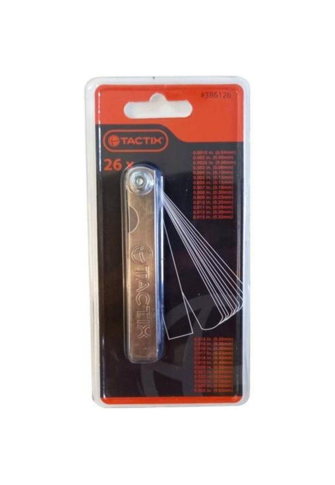 Feeler (galga) Tactix Milimetrico 26 Hojas 386126-2