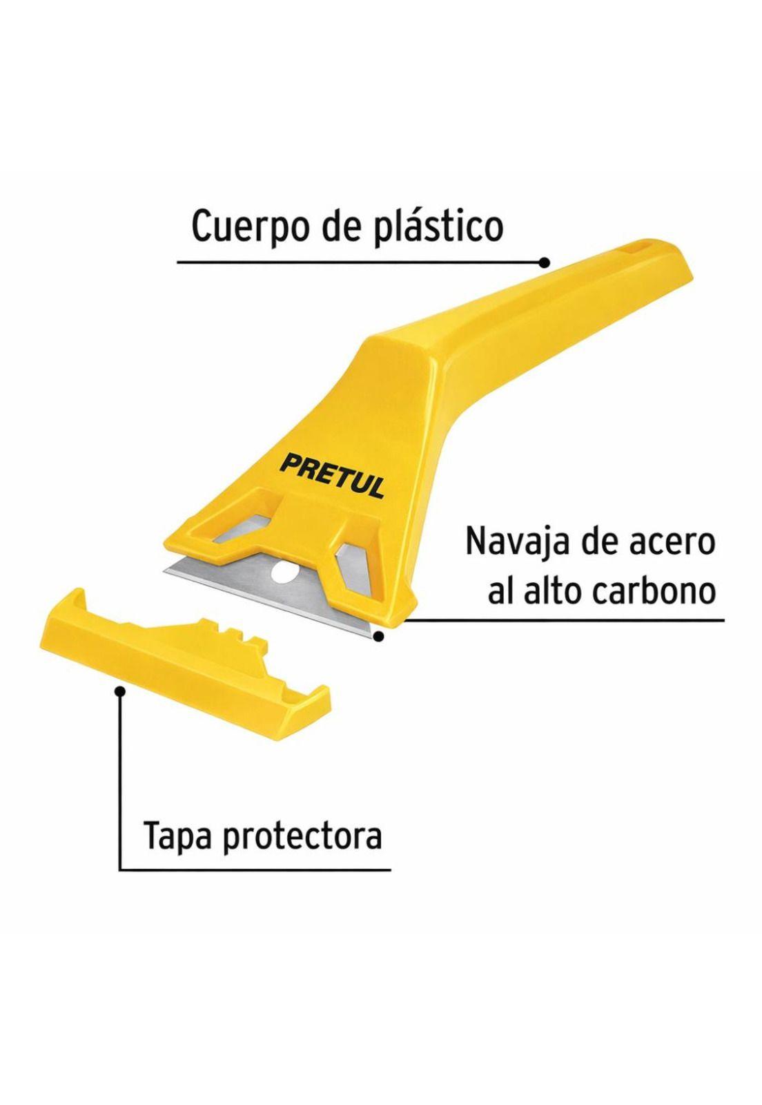Raspador Con Navaja (vidrio, Ceramica,pared,etc) Pretul-3