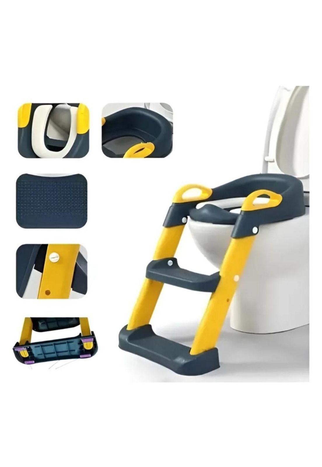 Asiento Adaptador con Escalera para Inodoro Infantil-3