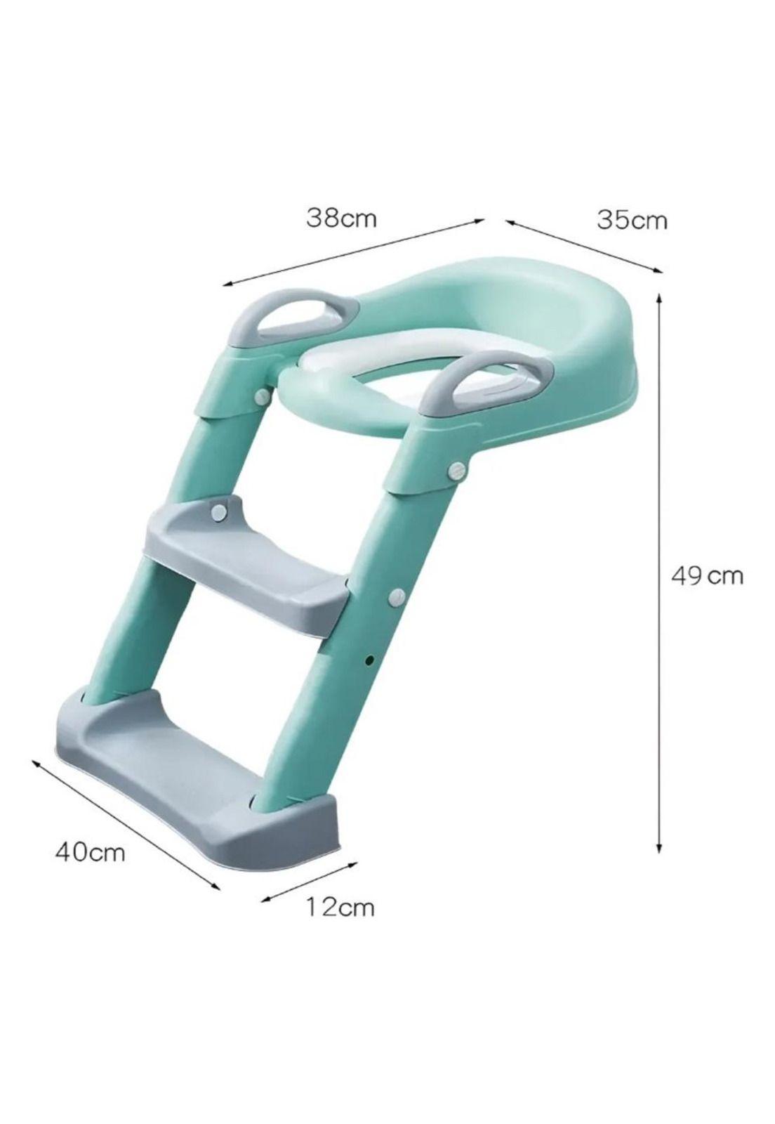 Asiento Adaptador con Escalera para Inodoro Infantil-7