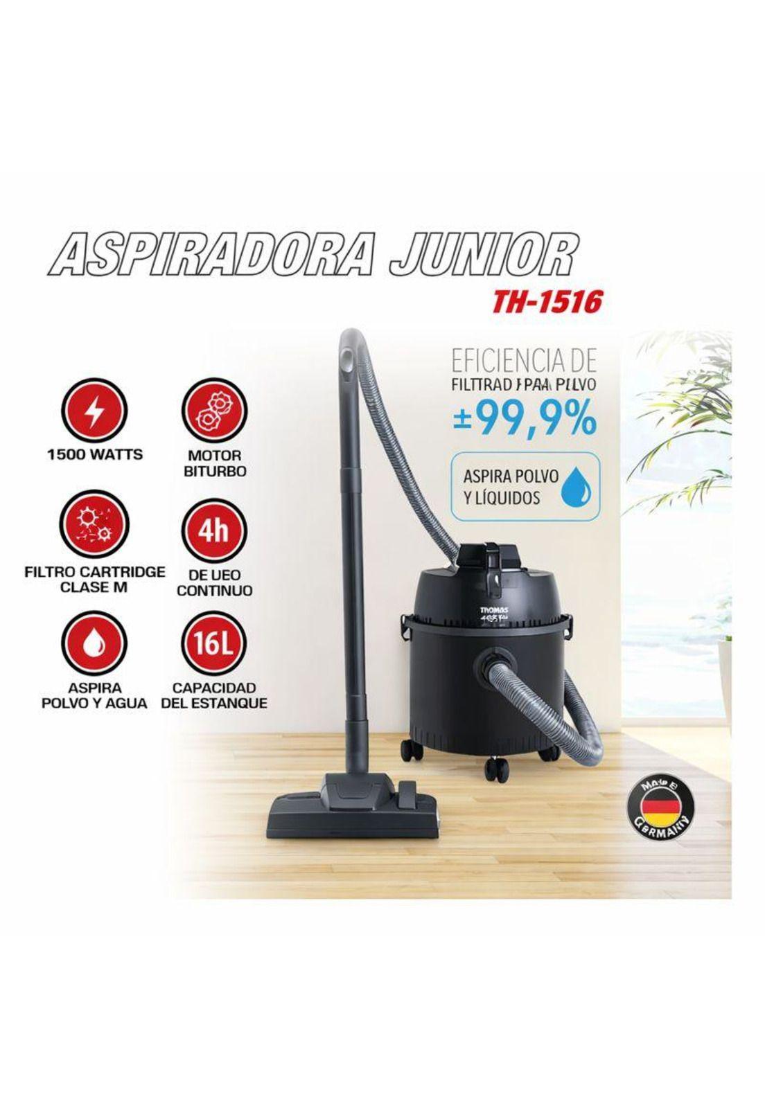 Aspiradora Junior 1516 Compacta Potente Uso Hogar-6