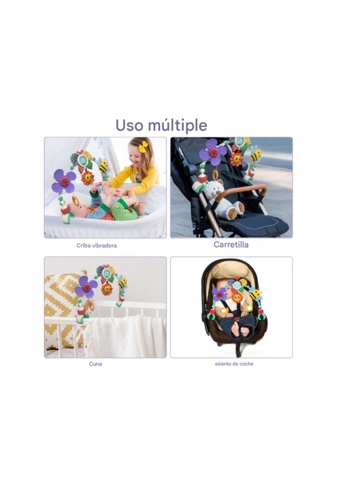 Arco Móvil Sonajero Multiuso Estimulación Para Bebe Coche-2