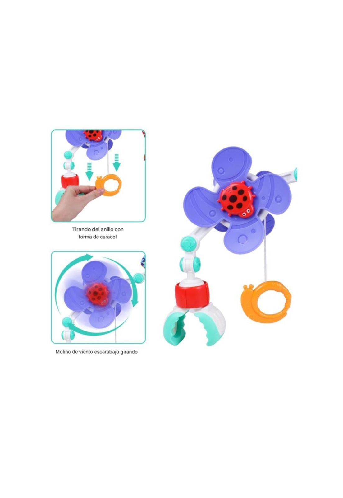 Arco Móvil Sonajero Multiuso Estimulación Para Bebe Coche-4