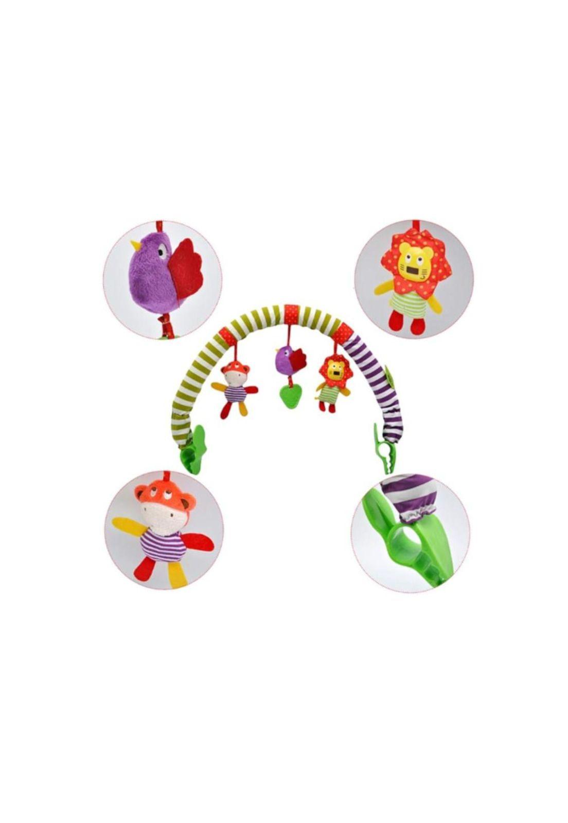 Arco Móvil Sonajero Multiuso Estimulación Para Bebe Coche-2