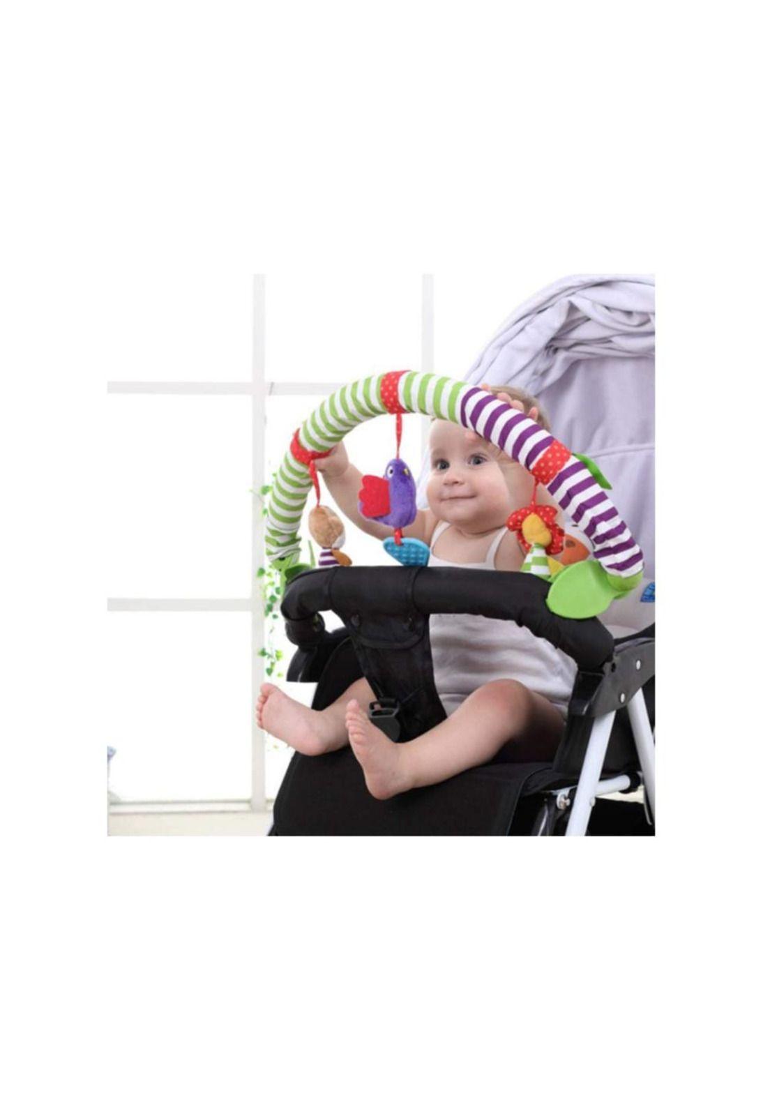 Arco Móvil Sonajero Multiuso Estimulación Para Bebe Coche-5