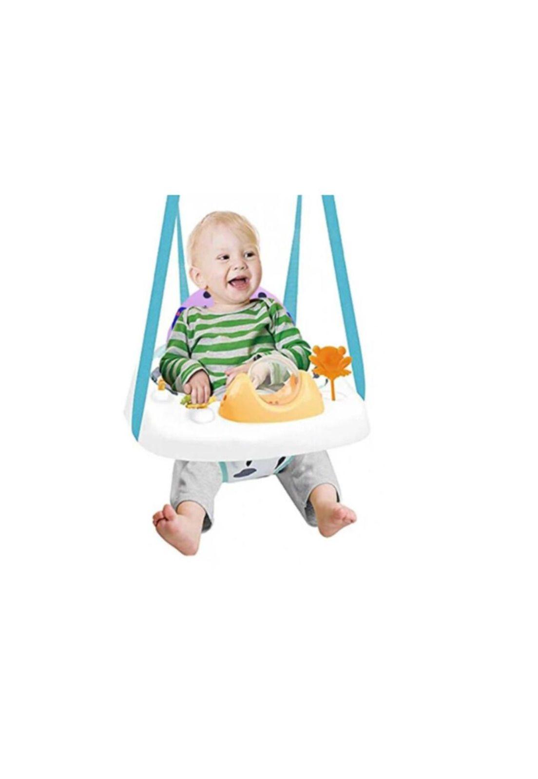 Silla Portátil Columpio Bebe Música Didáctico Baby Fitness-3