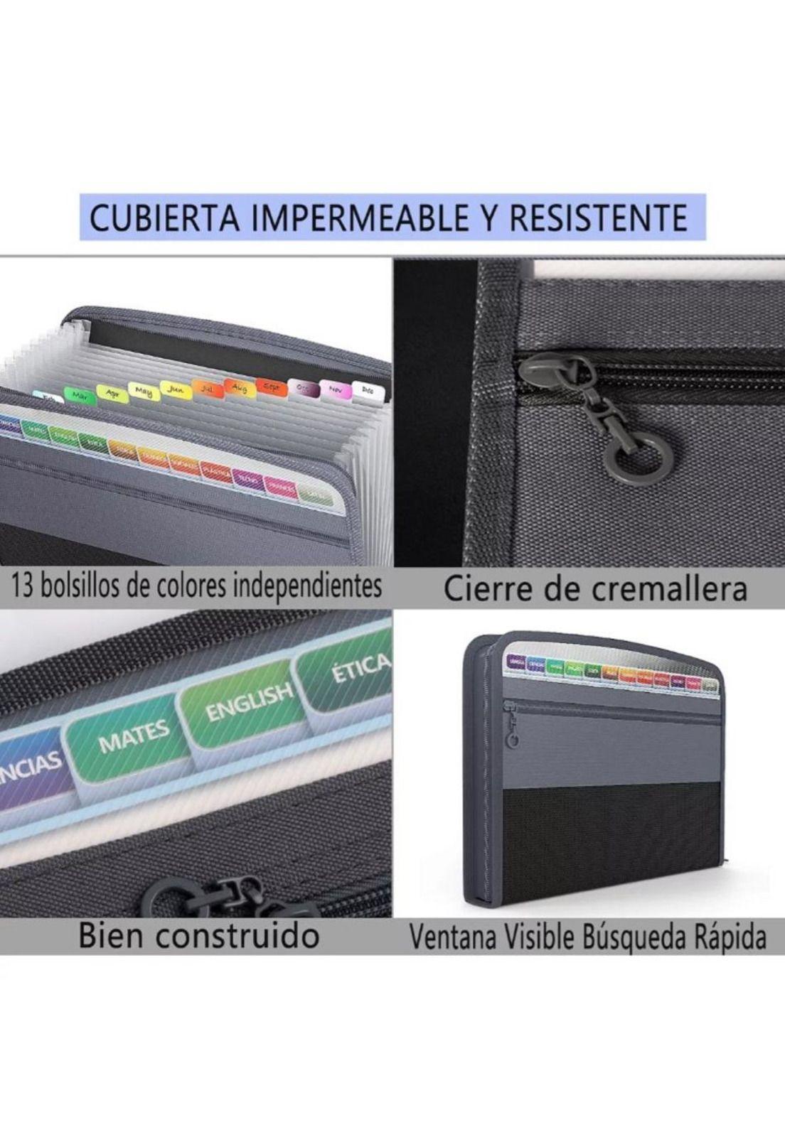 Carpetas de Archivos Tipo Cremallera – Pack de 13-6