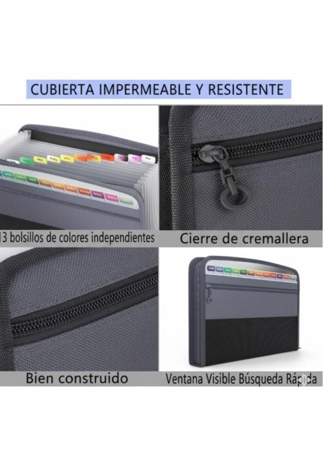 Carpetas de Archivos Tipo Cremallera – Pack de 13-4