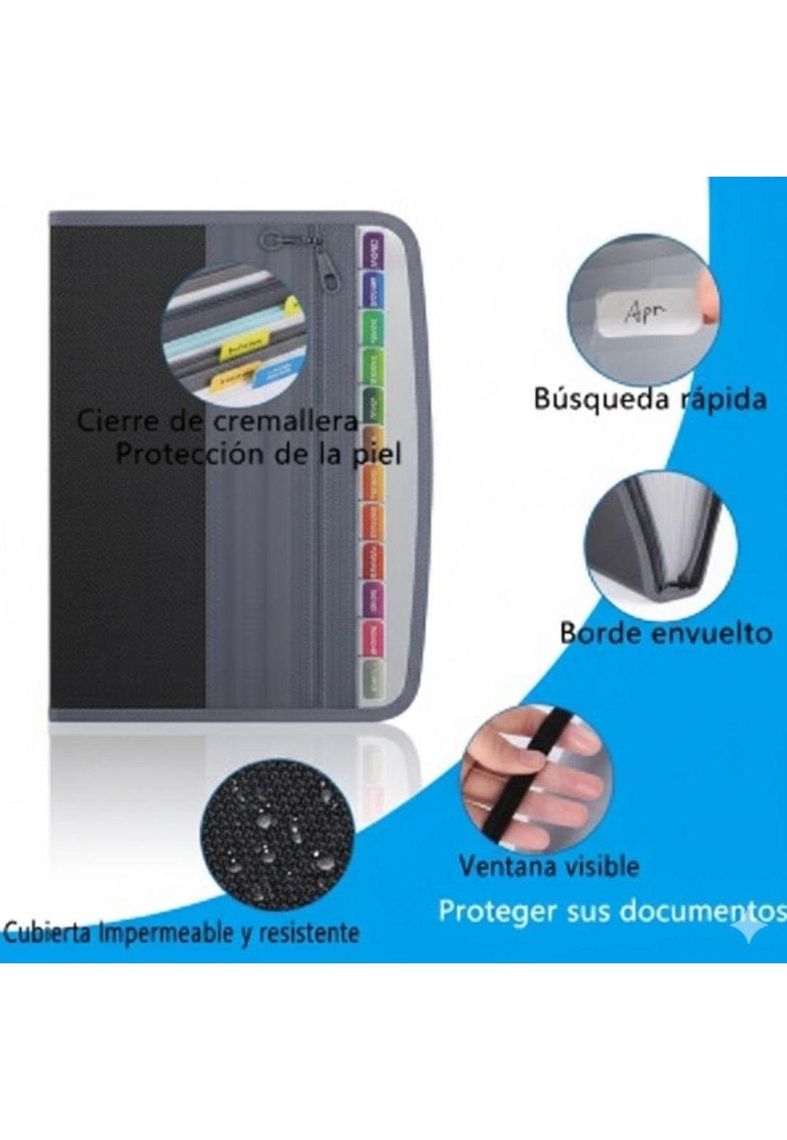 Carpetas de Archivos Tipo Cremallera – Pack de 13-5